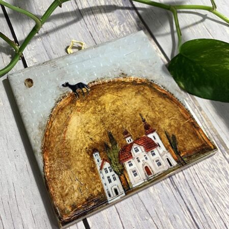 Kafelek ceramiczny w postaci obrazka