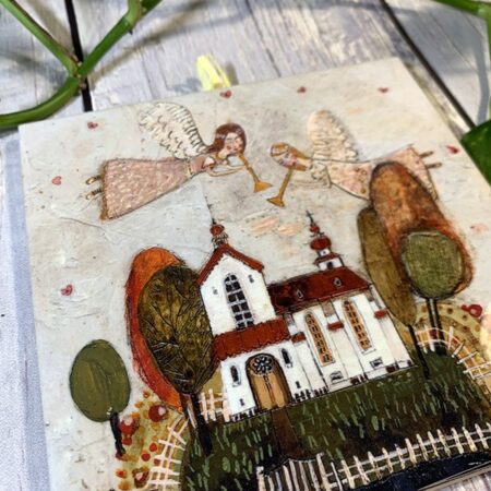 Obraz ceramiczny w postaci kafelka