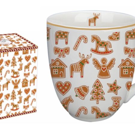 Kubek XXL Gingerbrad White