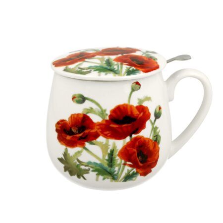 kubek z zaparzaczem classic poppies