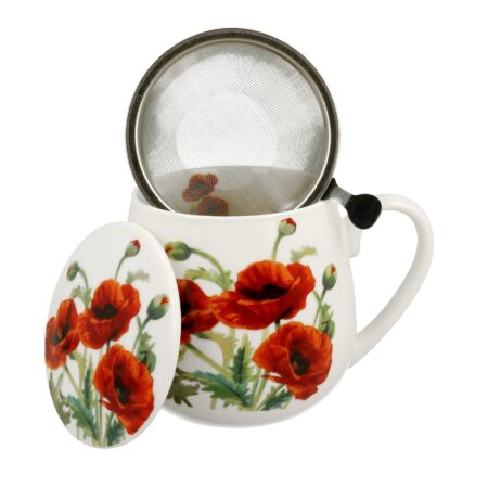 kubek z zaparzaczem classic poppies
