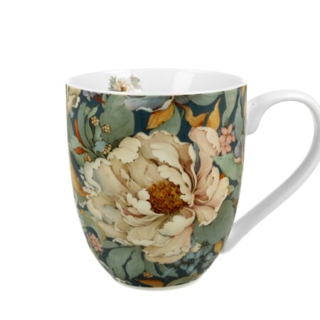 kwiaty duży kubek 1l